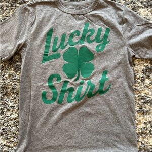 Place Gray and Green Short Sleeve Tee